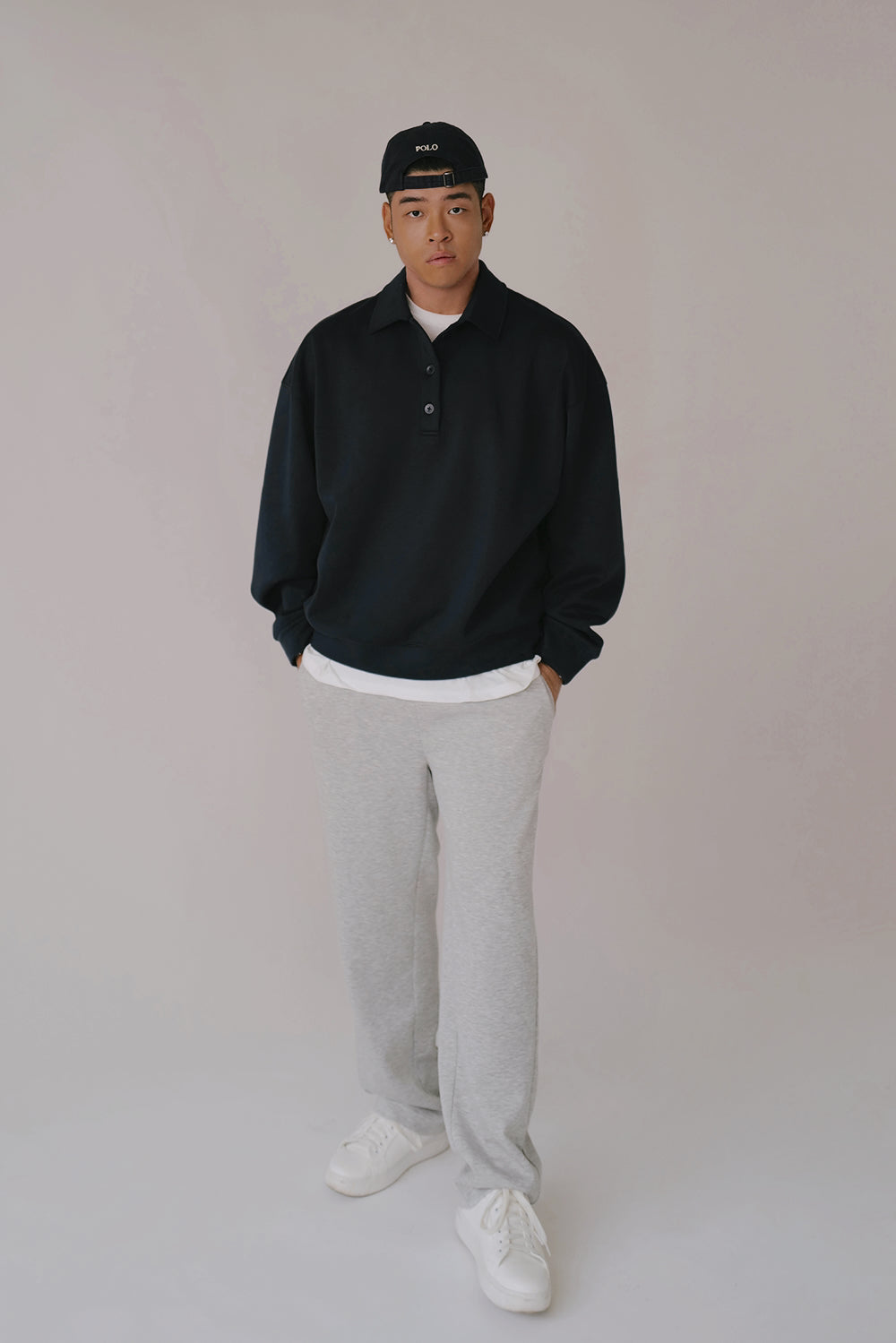 太空寶寶開釦衛衣<br>Airy Heater Button-Up Sweatshirt