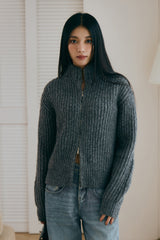 羊毛拉鍊外套<br>Wool Zip Jacket