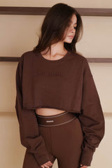 mumm 浮雕上衣<br>CROPPED SWEATSHIRT