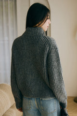 羊毛拉鍊外套<br>Wool Zip Jacket