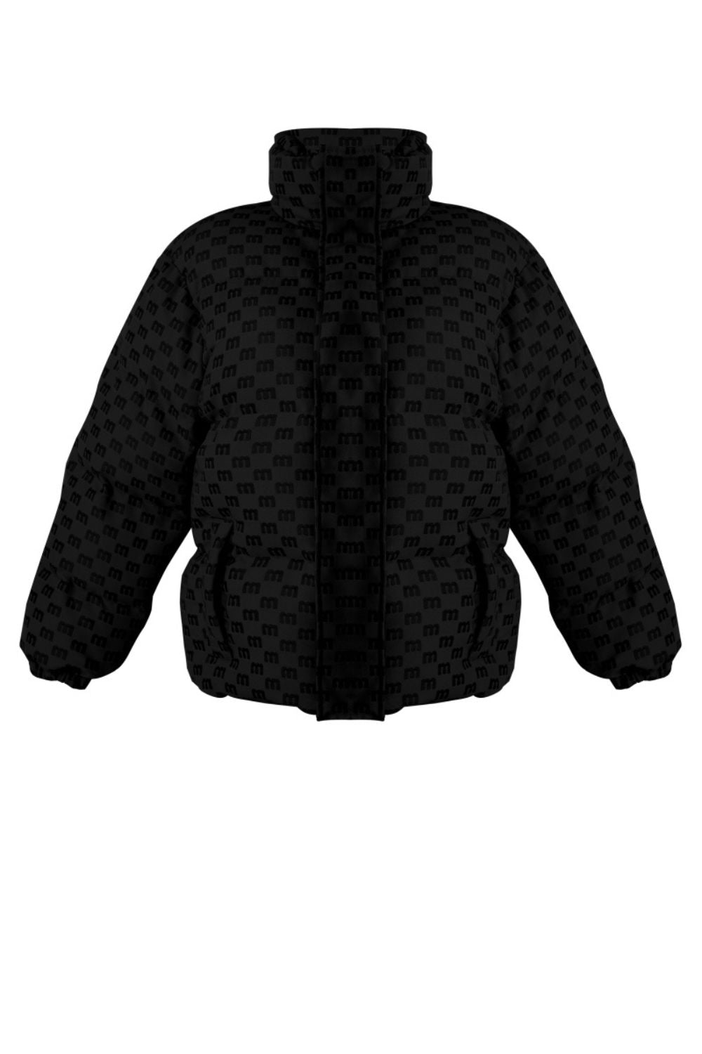 mumm 印花澎澎男版外套<br>MONOGRAM JACQUARD MEN'S PUFFER COAT