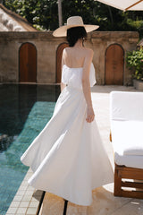抗皺重磅高腰澎澎長裙<br>Wide Waist Puffed Maxi Skirt