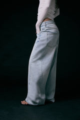率性設計牛仔寬褲<br>Adaptive Waist Denim Pants