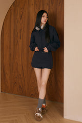 重磅迷你褲裙<br>Mini Pleated Skort