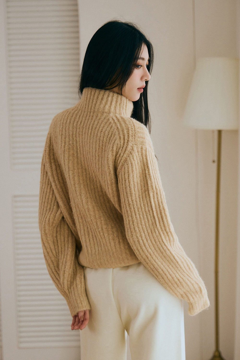 羊毛拉鍊外套<br>Wool Zip Jacket