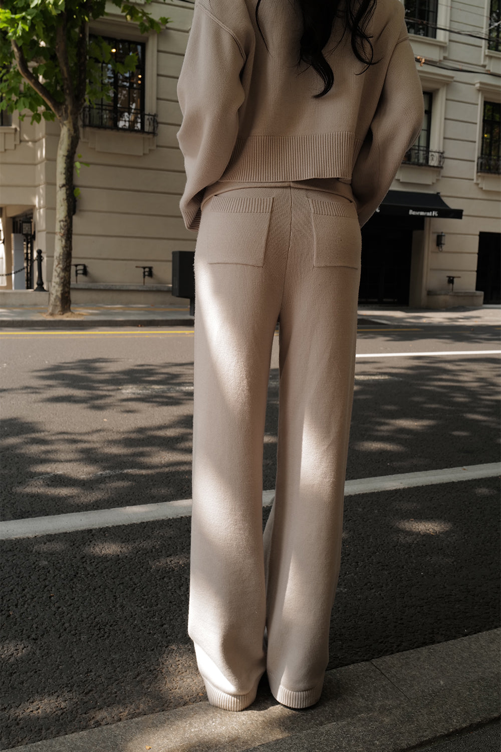 溫絨針織翻腰瘦瘦褲<br>Gentle Touch Knit High Waist Pants