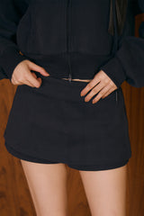 重磅迷你褲裙<br>Mini Pleated Skort