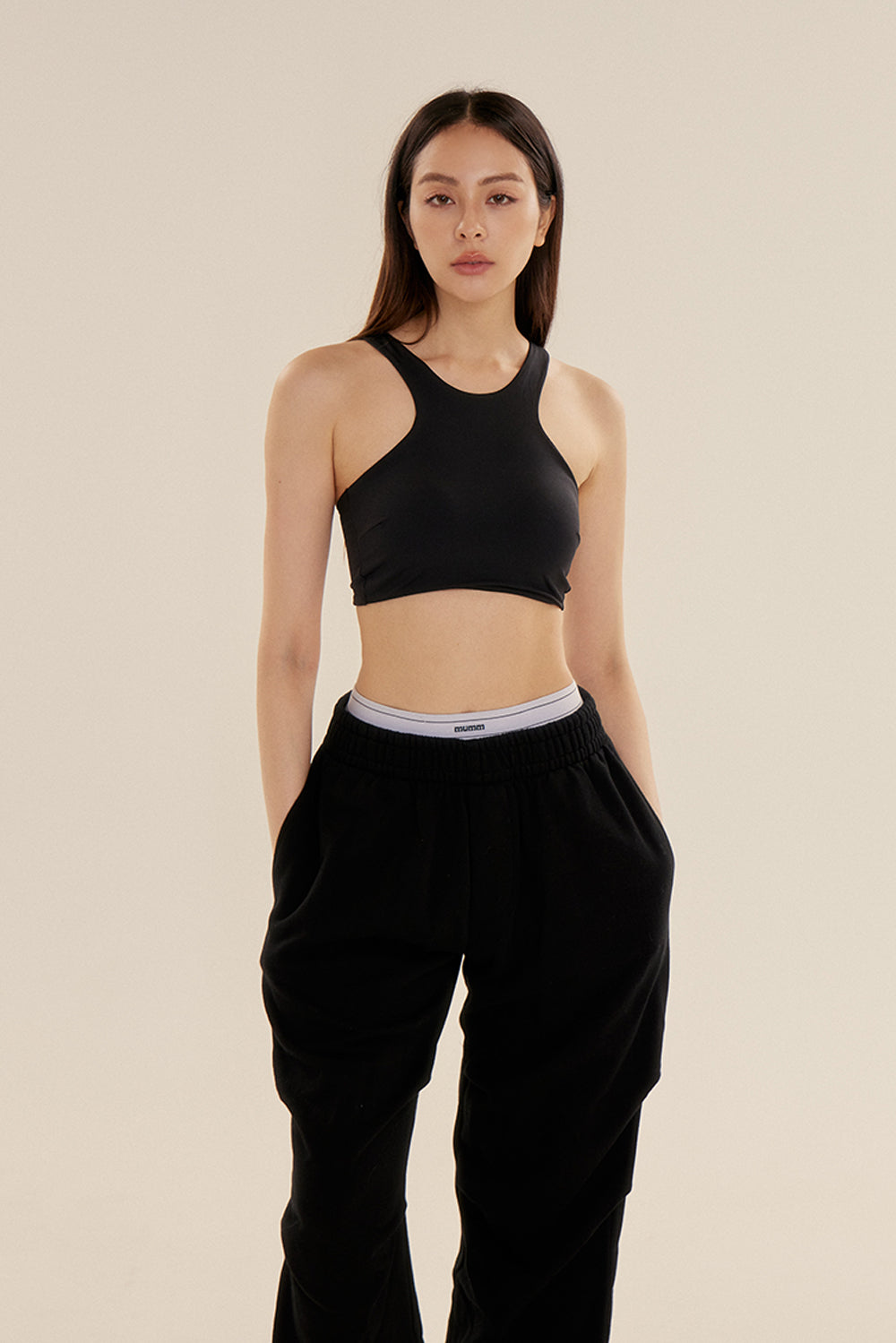 輕透削肩 BraTop<br>ESSENTIAL Y-NECK BRA TOP