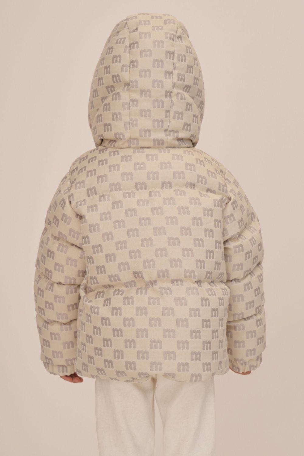 mumm 印花澎澎兒童外套<br>MONOGRAM JACQUARD KID'S PUFFER COAT