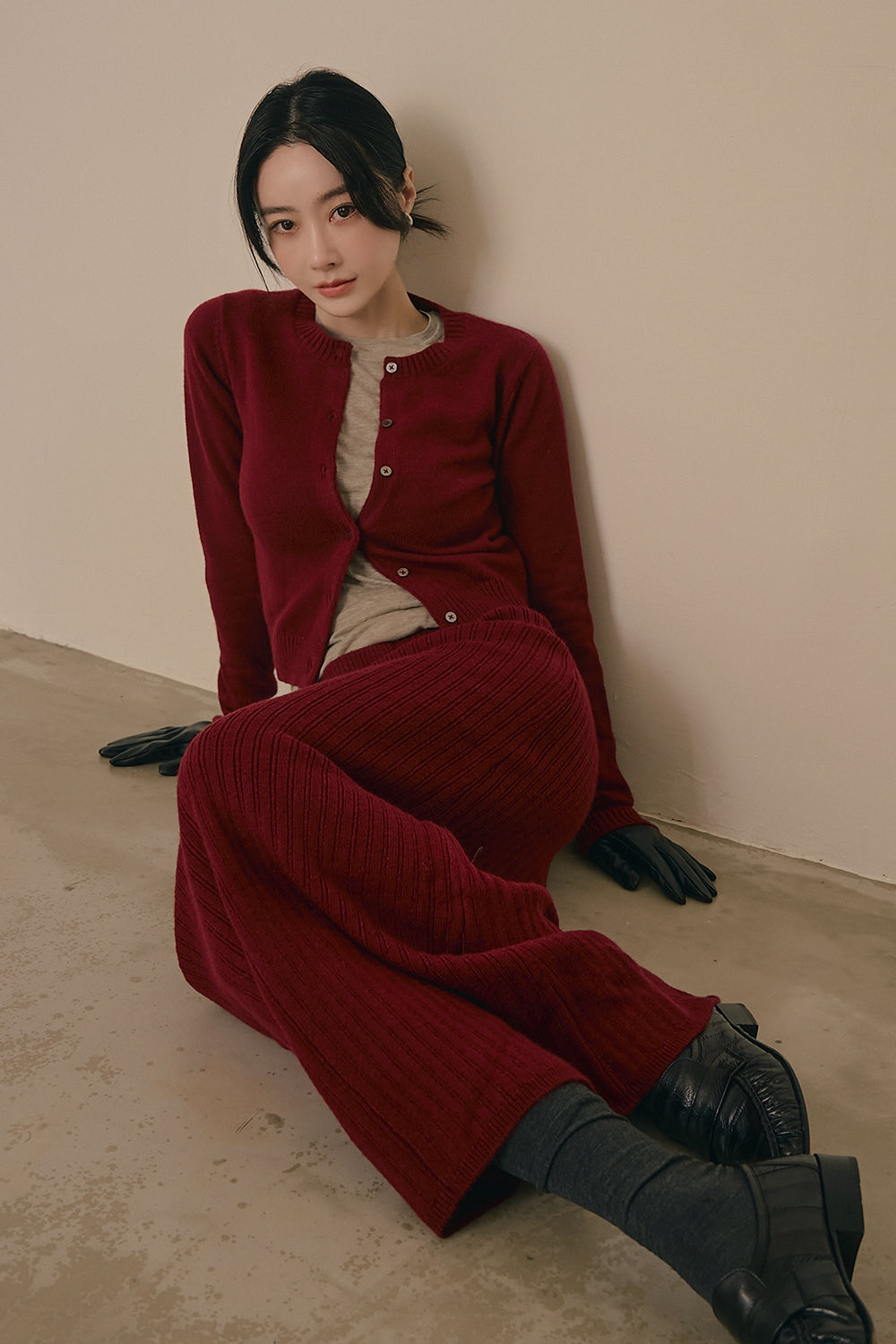 暖洋洋針織開襟外套<br>Cozy Knit Cardigan