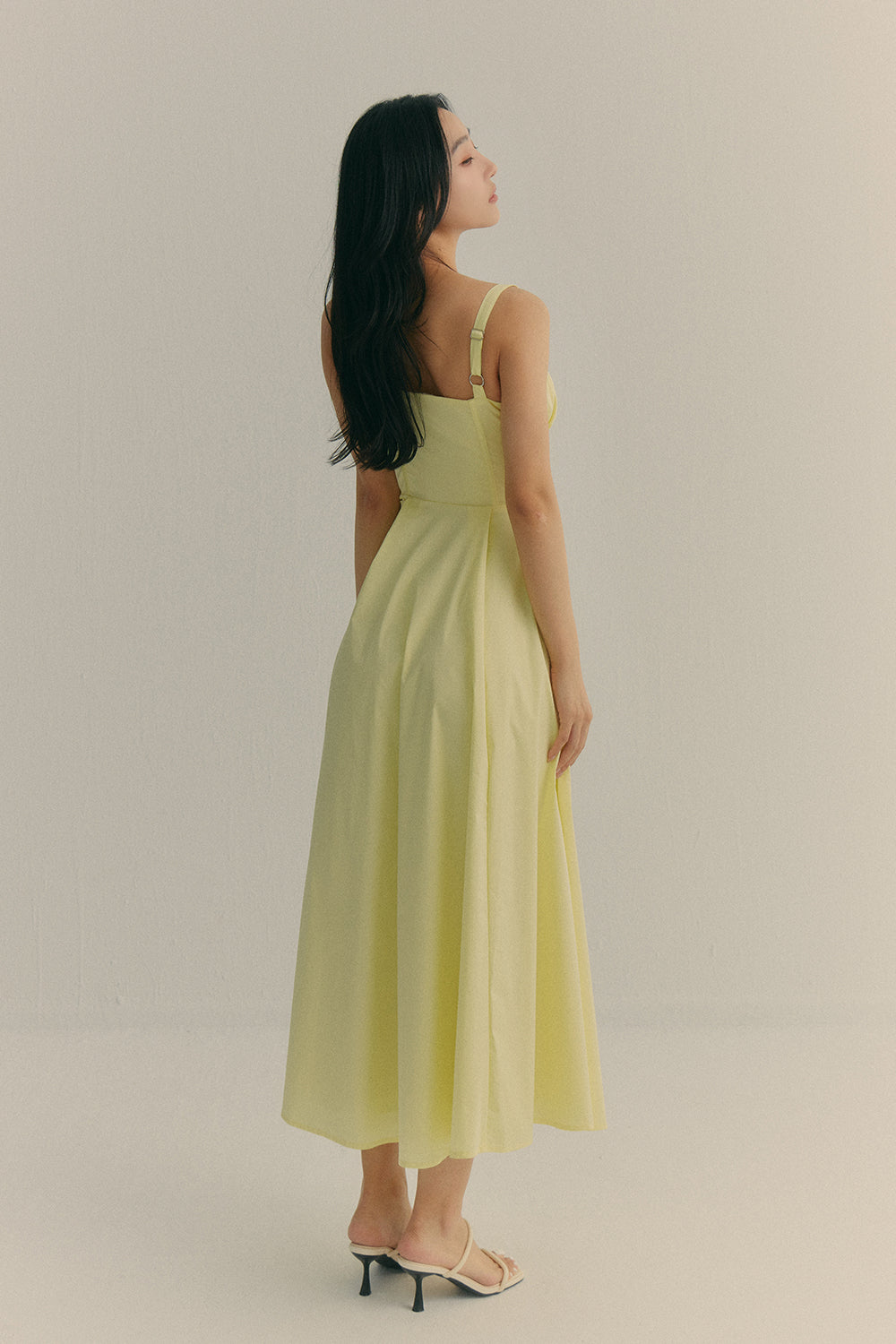 瞬間心動愛心領馬甲襯墊長洋裝<br>Crush On You Heart Shape Bustier Bra Dress
