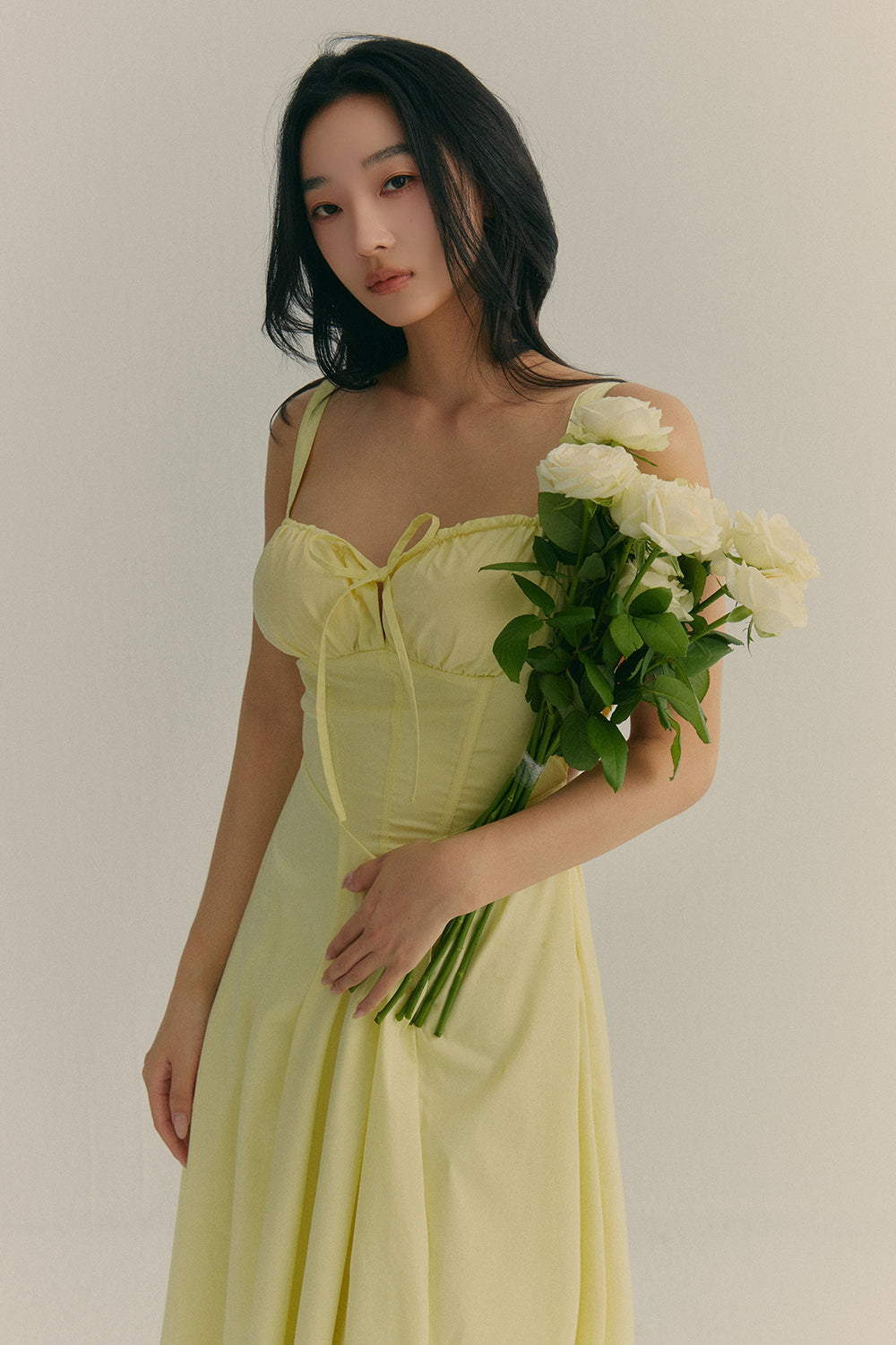 瞬間心動愛心領馬甲襯墊長洋裝<br>Crush On You Heart Shape Bustier Bra Dress