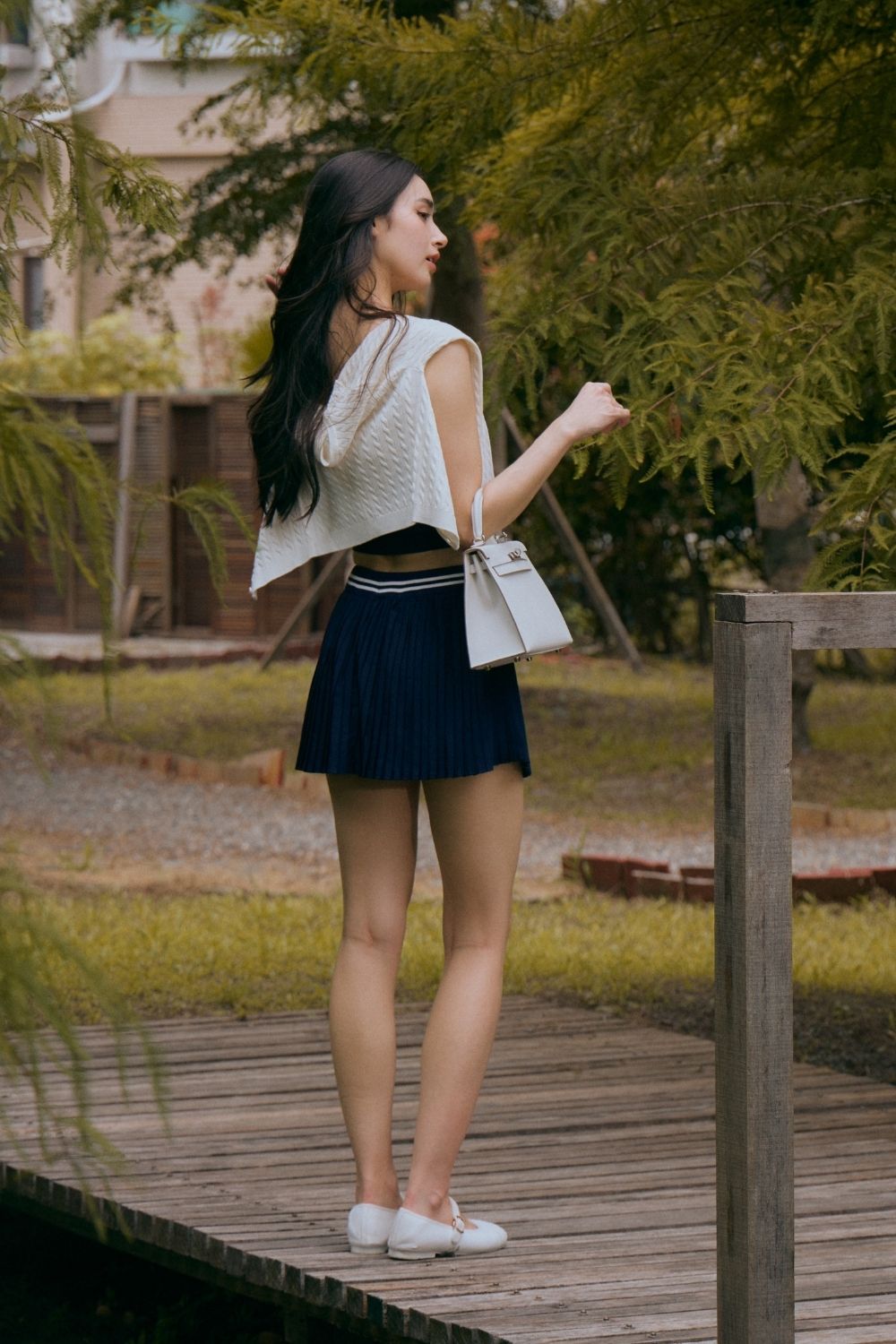 午後漫步百褶短裙<br>Afternoon Walk Pleated Skirt