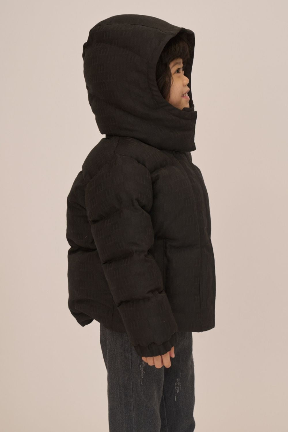 mumm 印花澎澎兒童外套<br>MONOGRAM JACQUARD KID'S PUFFER COAT