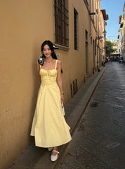 瞬間心動愛心領馬甲襯墊長洋裝<br>Crush On You Heart Shape Bustier Bra Dress
